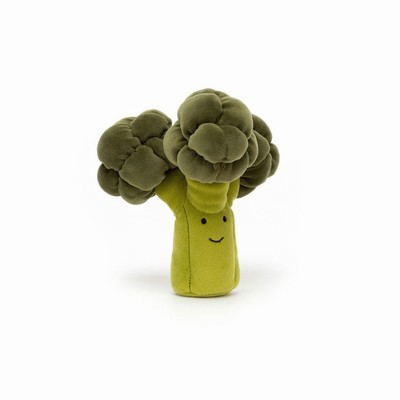 Jellycat Vivacious Vegetable Broccoli USA | 76194UMNS